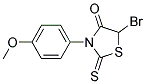 5-Bromo-3-(4-methoxyphenyl)-2-thioxo-1,3-thiazolan-4-one, tech 结构式