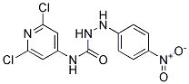 N1-(2,6-DICHLORO-4-PYRIDYL)-2-(4-NITROPHENYL)HYDRAZINE-1-CARBOXAMIDE, TECH 结构式