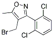 4-(Bromomethyl)-3-(2,6-dichlorophenyl)-5-methylisoxazole, tech 结构式