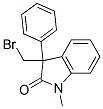 3-(Bromomethyl)-1-methyl-3-phenylindolin-2-one 结构式