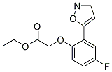 ETHYL (4-FLUORO-2-ISOXAZOL-5-YLPHENOXY)ACETATE 结构式