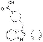 4-(2-PHENYL-IMIDAZO[1,2-A]PYRIDIN-3-YLMETHYL)-PIPERIDINE-1-CARBOXYLIC ACID 结构式