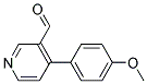 4-(4-METHOXYPHENYL)-3-PYRIDINECARBOXALDEHYDE 结构式