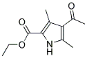 ETHYL 4-ACETYL-3,5-DIMETHYL-PYRROLE-2-CARBOXYLATE 结构式
