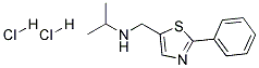 ISOPROPYL-(2-PHENYL-THIAZOL-5-YLMETHYL)-AMINEDIHYDROCHLORIDE 结构式