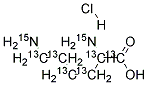 L-LYSINE-13C6 15N2 HCL 98 ATOM % 13C 9 结构式