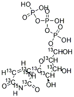 URIDINE-13C9 15N2 5'-TRIPHOSPHATE 98 A& 结构式