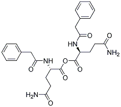 N-PHENYLACETYL-L-GLUTAMINE(PHENYLACETYLGLUTAMINE) 结构式