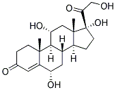 6A-HYDROXYHYDROCORTISONE 结构式