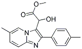 METHYL A-HYDROXY-6-METHYL-2-(4-METHYLPHENYL)-IMIDAZO[1,2-A]PYRIDINE-3-ACETATE 结构式