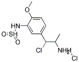 3-CHLORO-3-(4'-METHOXY-3'-SULFONAMIDOPHENYL)-2-PROPYLAMINE, HYDROCHLORIDE 结构式
