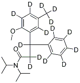 N,N-DIISOPROPYL-3-(2-METHOXY-5-METHYL-PHENYL)-3-PHENYLPROPYLAMIDE-D14 结构式