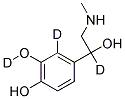 DL-EPINEPHRINE-D3 结构式