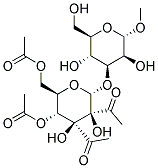 METHYL 3-O-(2',3',4',6'-O-TETRAACETYL-A-D-MANNOPYRANOSYL)-A-D-MANNOPYRANOSIDE 结构式