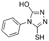5-HYDROXY-4-PHENYL-1,2,4-TRIAZOLE-3-THIOL, 95+% 结构式