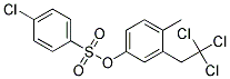 4-METHYL-3-(2,2,2-TRICHLOROETHYL)PHENYL 4-CHLOROBENZENESULPHONATE 结构式