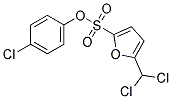 4-CHLOROPHENYL 5-(DICHLOROMETHYL)FURAN-2-SULPHONATE 结构式