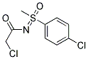 N1-[1-(4-CHLOROPHENYL)-1-METHYL-1-OXO-LAMBDA~6~-SULPHANYLIDENE]-2-CHLOROACETAMIDE 结构式