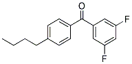 4-BUTYL-3',5'-DIFLUOROBENZOPHENON 结构式