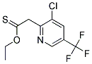 ETHYL 2-[3-CHLORO-5-(TRIFLUOROMETHYL)PYRID-2-YL]THIOACETAT 结构式