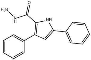 3,5-DIPHENYL-1H-PYRROLE-2-CARBOHYDRAZIDE 结构式