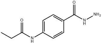 N-[4-(HYDRAZINOCARBONYL)PHENYL]PROPANAMIDE 结构式