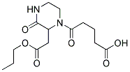 5-OXO-5-[3-OXO-2-(2-OXO-2-PROPOXYETHYL)-1-PIPERAZINYL]PENTANOIC ACID 结构式