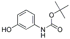 TERT-BUTYL (3-HYDROXYPHENYL)CARBAMATE 结构式