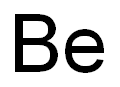 BERYLLIUM WIRE, 0.05MM (0.002IN) DIA, ANNEALED, 99.7% (METALS BASIS) 结构式