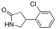 4-(2`-氯苯基)-2-吡咯啉酮 结构式