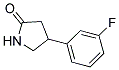 4-(3`-氟苯基)-2-吡咯啉酮 结构式