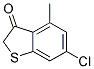 6-chloro-4-methylbenzo[b]thiophene-3(2H)-one 结构式