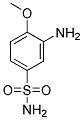 3-amino-4-methoxybenzenesulphonamide 结构式