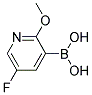 5-氟-2-甲氧基吡啶-3-硼酸 结构式