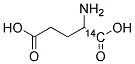 DL-谷氨酸-1-14C 结构式