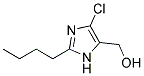 2-n-Butyl-4-Chloro-5-Hydroxymethyl Imidazole  结构式