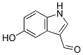 5-Hydroxyindole-3-carboxaldehyde 结构式