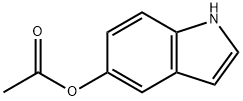 5-乙酰氧基吲哚 结构式