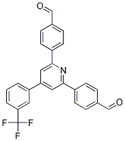 4-(3-Trifluoromethylphenyl)-2,6-Bis(4-Formylphenyl)Pyridine 结构式