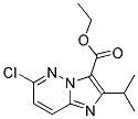 Ethyl 6-Chloro-2-Isopropylimidazo[1,2-B]Pyridazine-3-Carboxylate 结构式