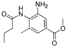 Methyl 3-Methyl-4-n-Butyramino-5-Amino Benzoate 结构式