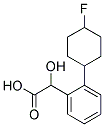 4'-Fluoro-2-cyclohexyl mandelic acid 结构式