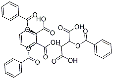 L/D-二苯甲酰酒石酸 结构式