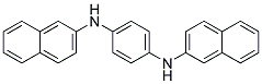 N,N'-二-BETA萘基对苯二胺(防老剂DNP) 结构式
