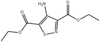 4-氨基异噻唑-3,5-二羧酸二乙酯 结构式