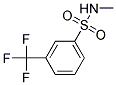 N-Methyl-3-(trifluoromethyl)benzenesulphonamide 结构式