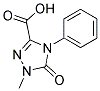 4,5-Dihydro-1-methyl-5-oxo-4-phenyl-1H-1,2,4-triazole-3-carboxylic acid 结构式