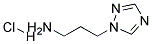 3-(1H-1,2,4-Triazol-1-yl)propylamine hydrochloride 结构式