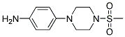 4-[4-(Methylsulphonyl)piperazin-1-yl]aniline 结构式