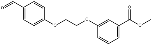 Methyl 3-[2-(4-formylphenoxy)ethoxy]benzoate 结构式